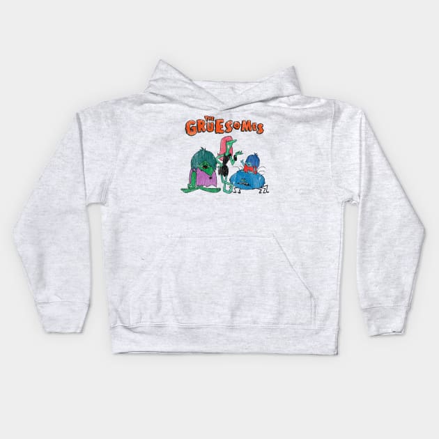 Vintage The Gruesomes Kids Hoodie by OniSide